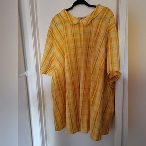 Woman Within Plus Size Plaid Button up